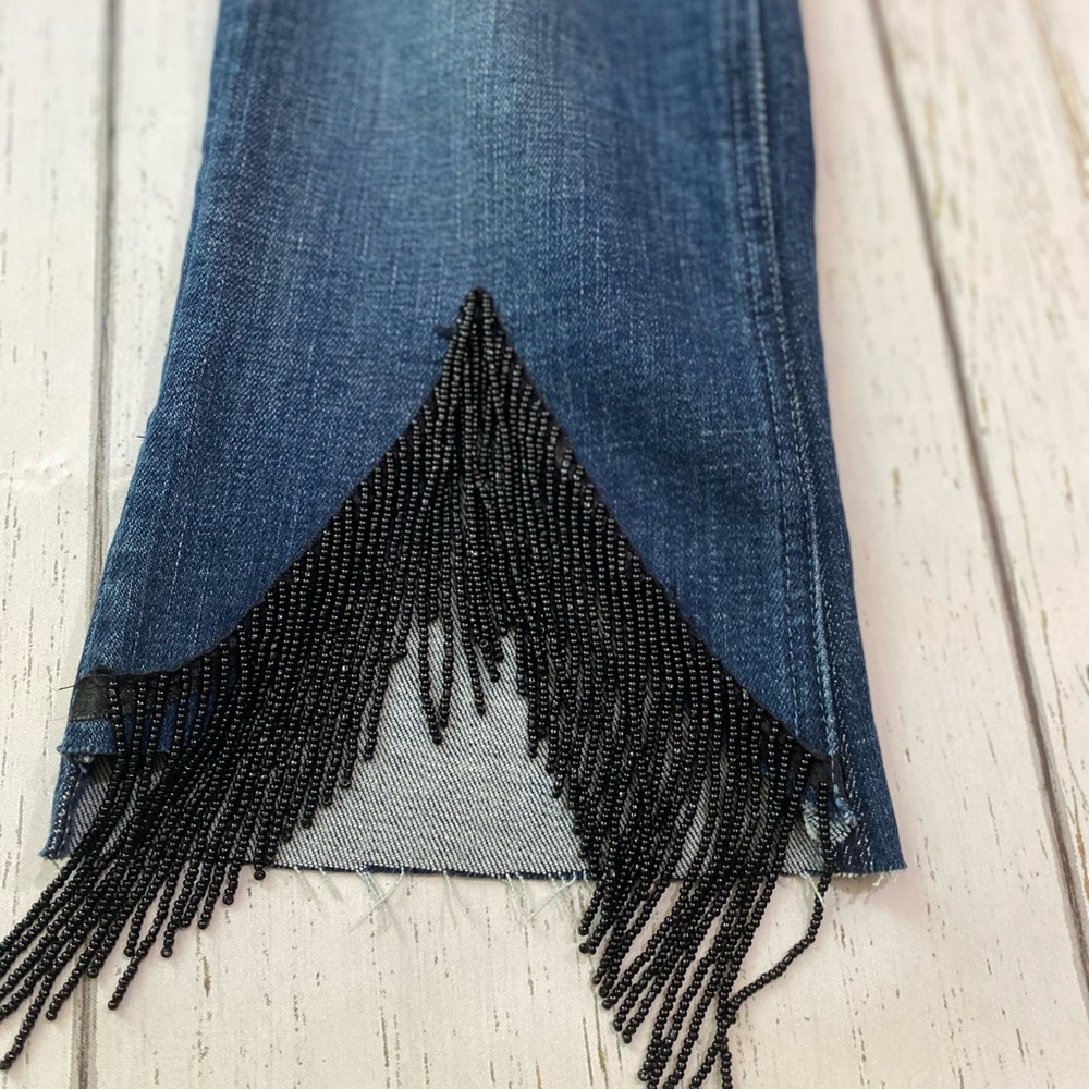 Vintage Levi’s with front cropped fringe